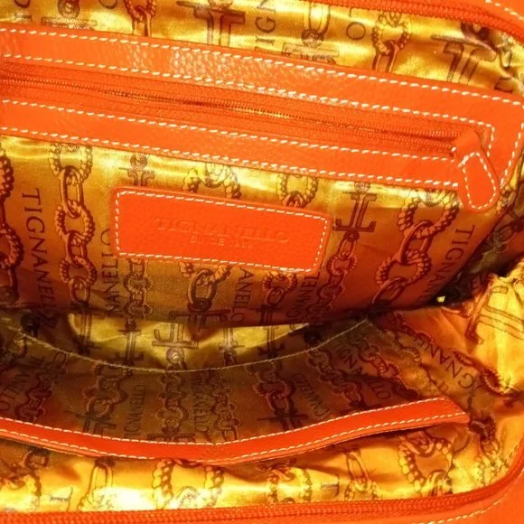 * Tignanello - LEATHER ORANGE PINK - Picture 2 of 16